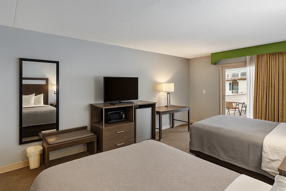 2 Queen Beds Pool View