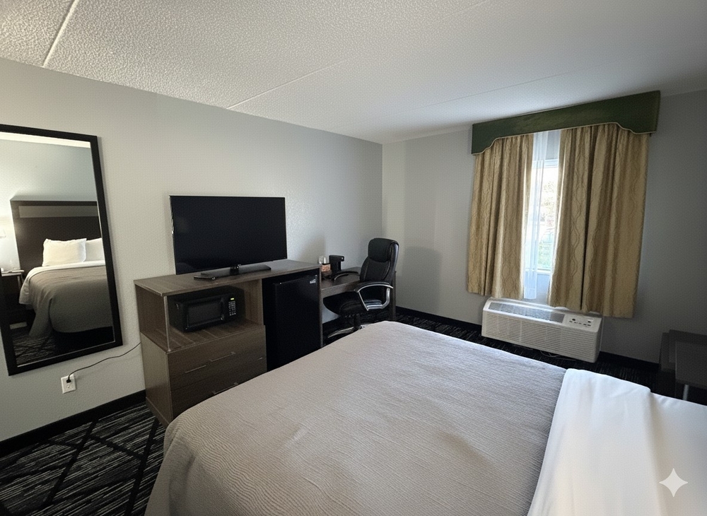 1 Queen Handicap Accessible Room